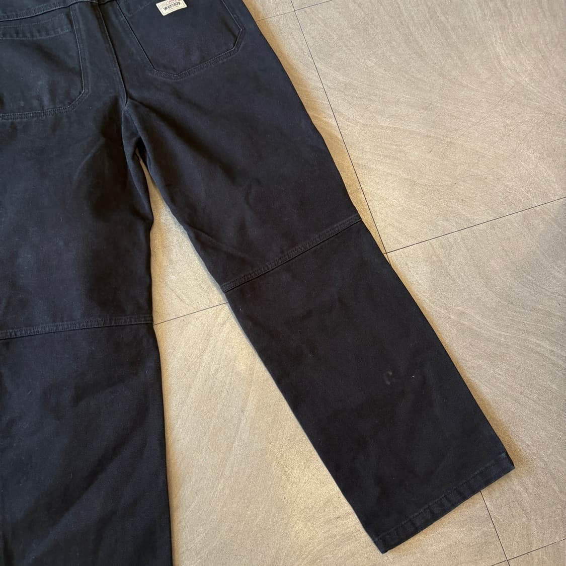 스투시 정품 블랙 트래킹 팬츠 바지 상품이미지3