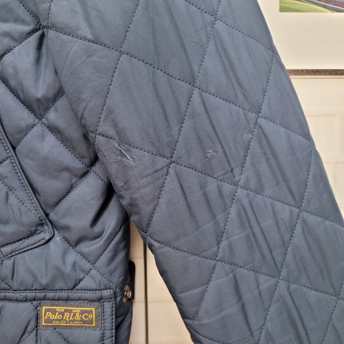 폴로랄프로렌 퀄팅 자켓 네이비 S 사이즈 상품이미지10