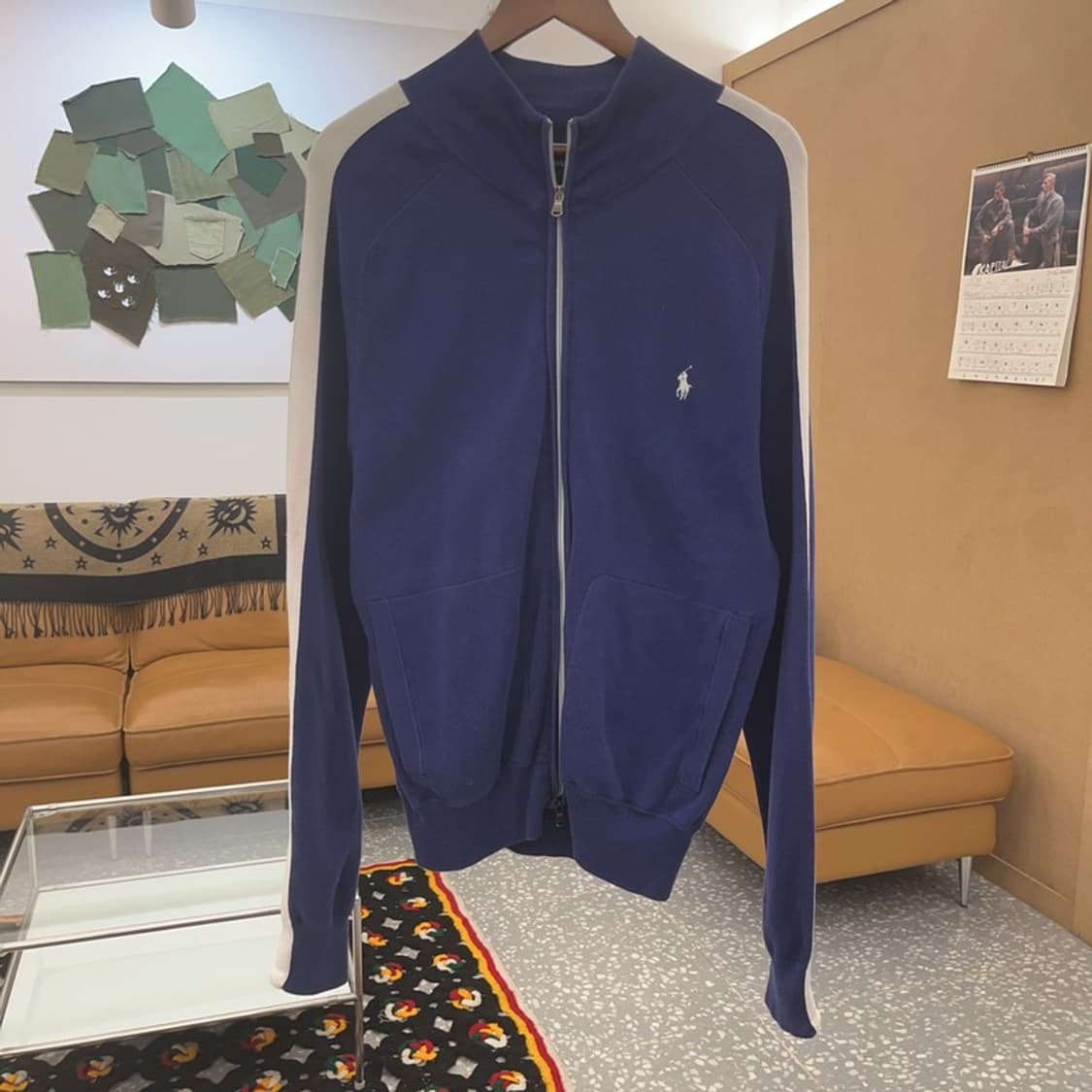 폴로 랄프로렌 캐주얼 화이트포니 투웨이 니트 집업 L C08412 상품이미지3