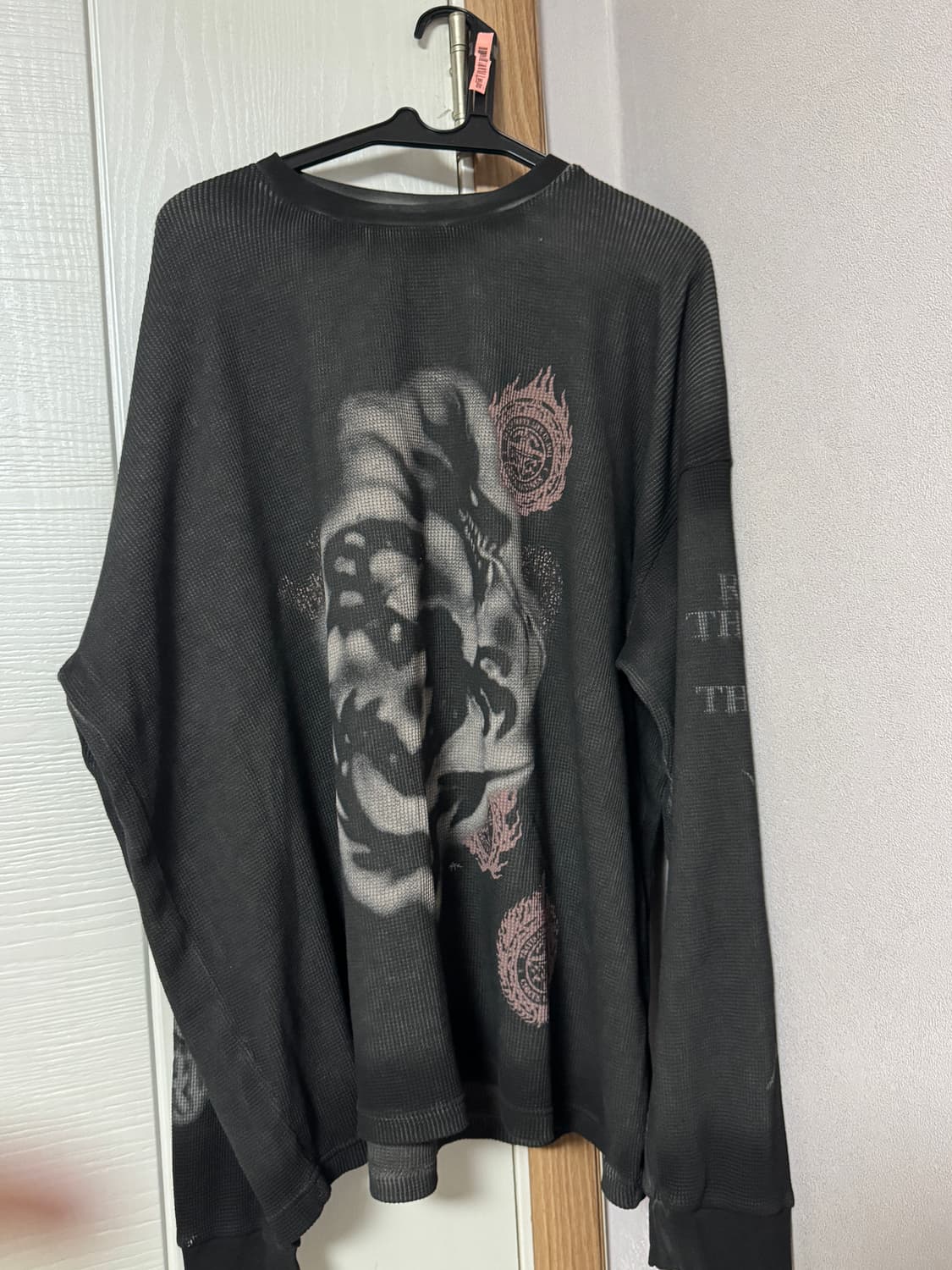 트래비스스캇 내한 롱슬리브 와플 L , XL  상품이미지1
