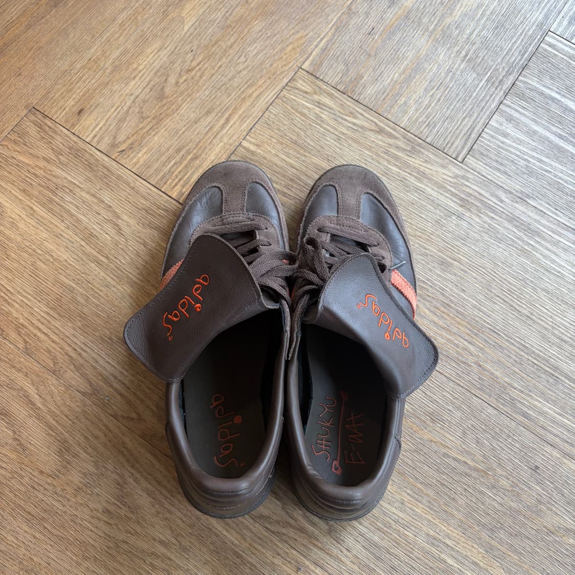 N164. 아디다스 스페지알 핸드볼 브라운 컬리지에이트 스니커즈 상품이미지2