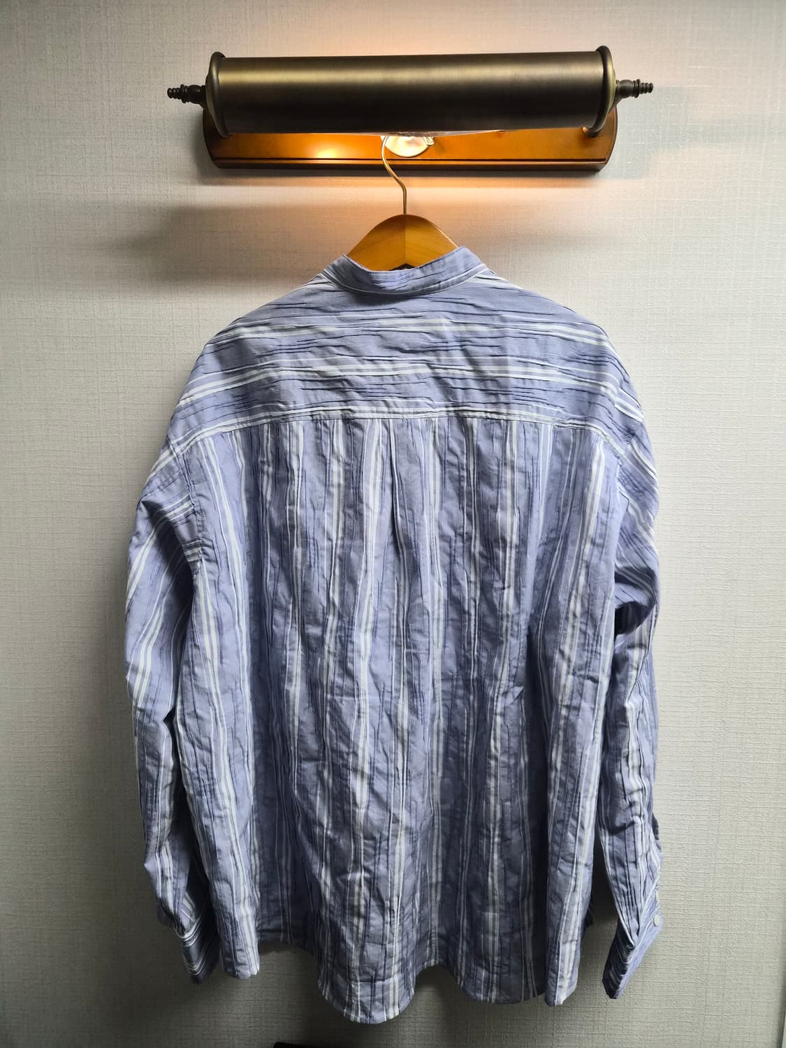 3) Beaker 비어커 헨리넥 스트라이프 셔츠 팝니다 상품이미지2