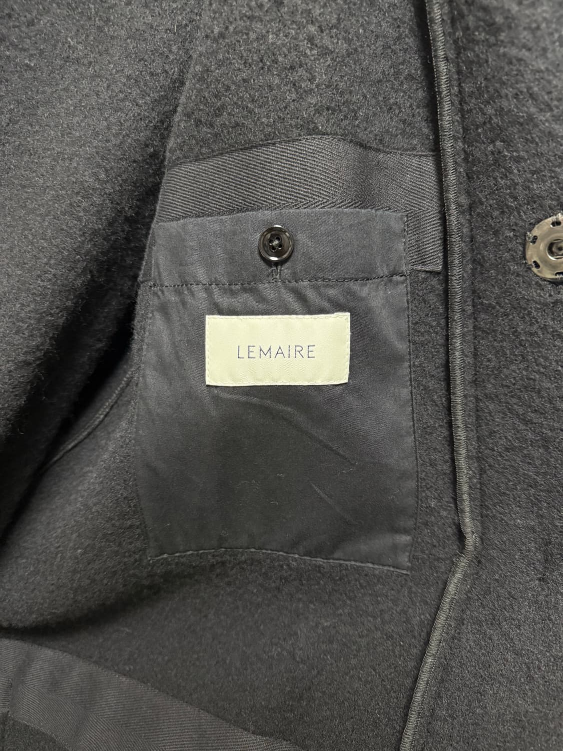 [36] 르메르 23 FW 더플코트 블랙 상품이미지8