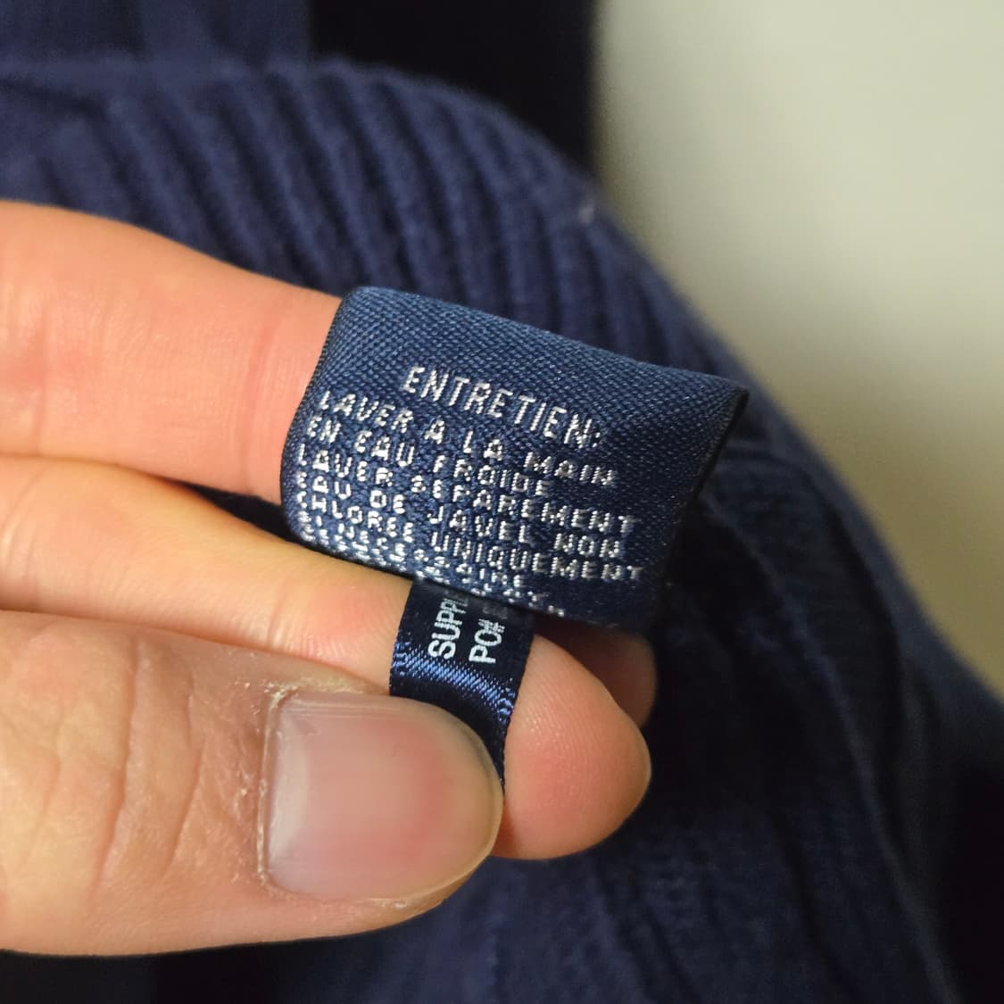 폴로랄프로렌 스포츠 코튼 폴라 롱 니트 / 여성 니트 상품이미지8