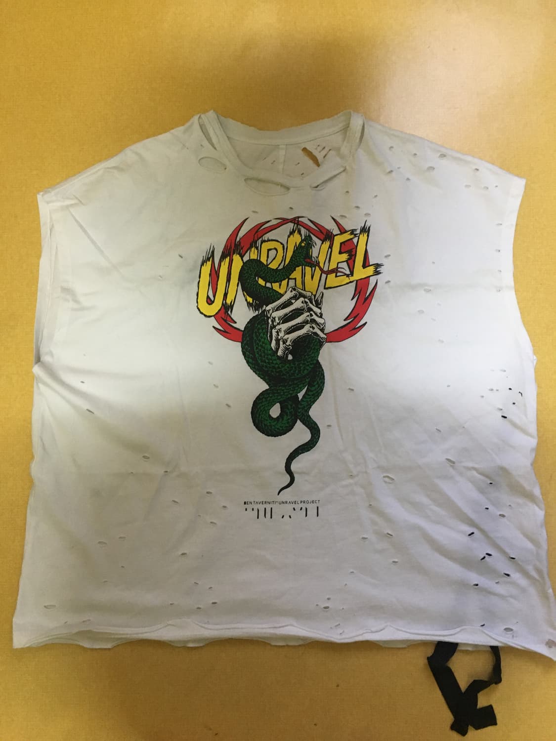 언레블프로젝트 디스트레스드 그런지 민소매  상품이미지1