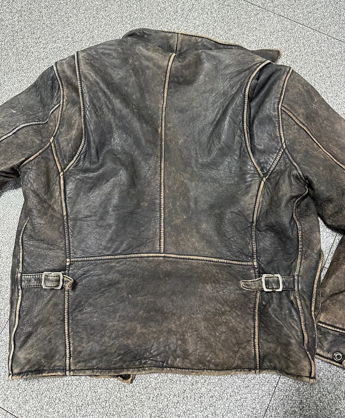 폴로랄프로렌 에이징 한정판 가죽자켓 레더자켓s 상품이미지7