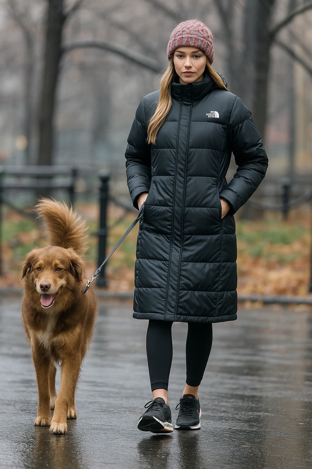 아만다 스타일 코트핏 노스페이스 롱패딩 (44~55) 상품이미지5