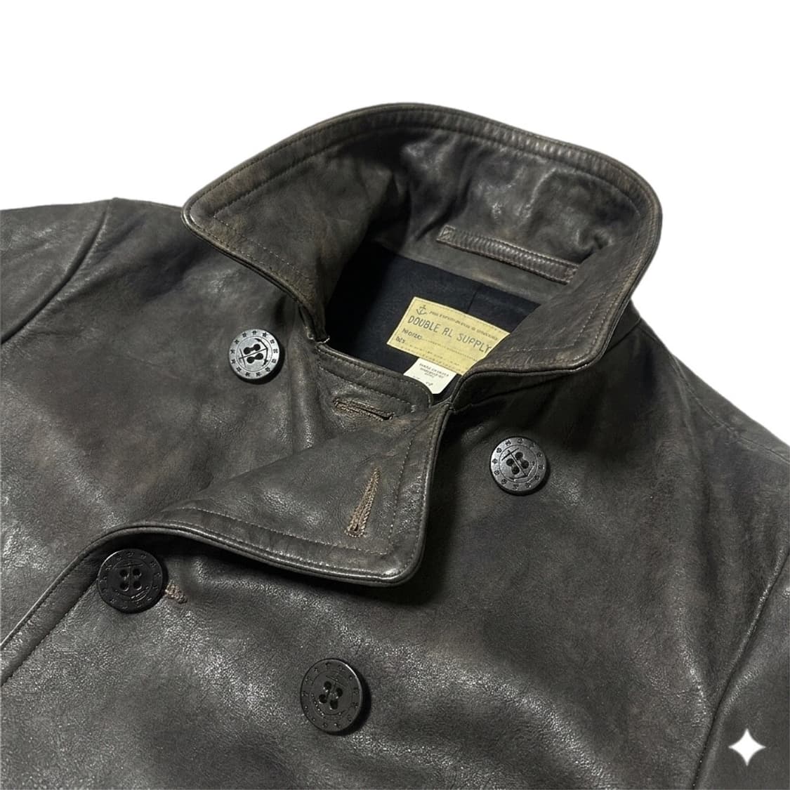 RRL 더블알엘 버팔로 레더 피코트  상품이미지3