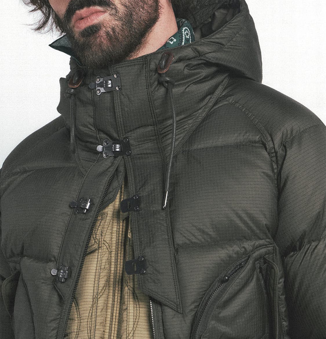 이스트로그 덱 다운 패딩 파카 xl 올리브 deck down 상품이미지4