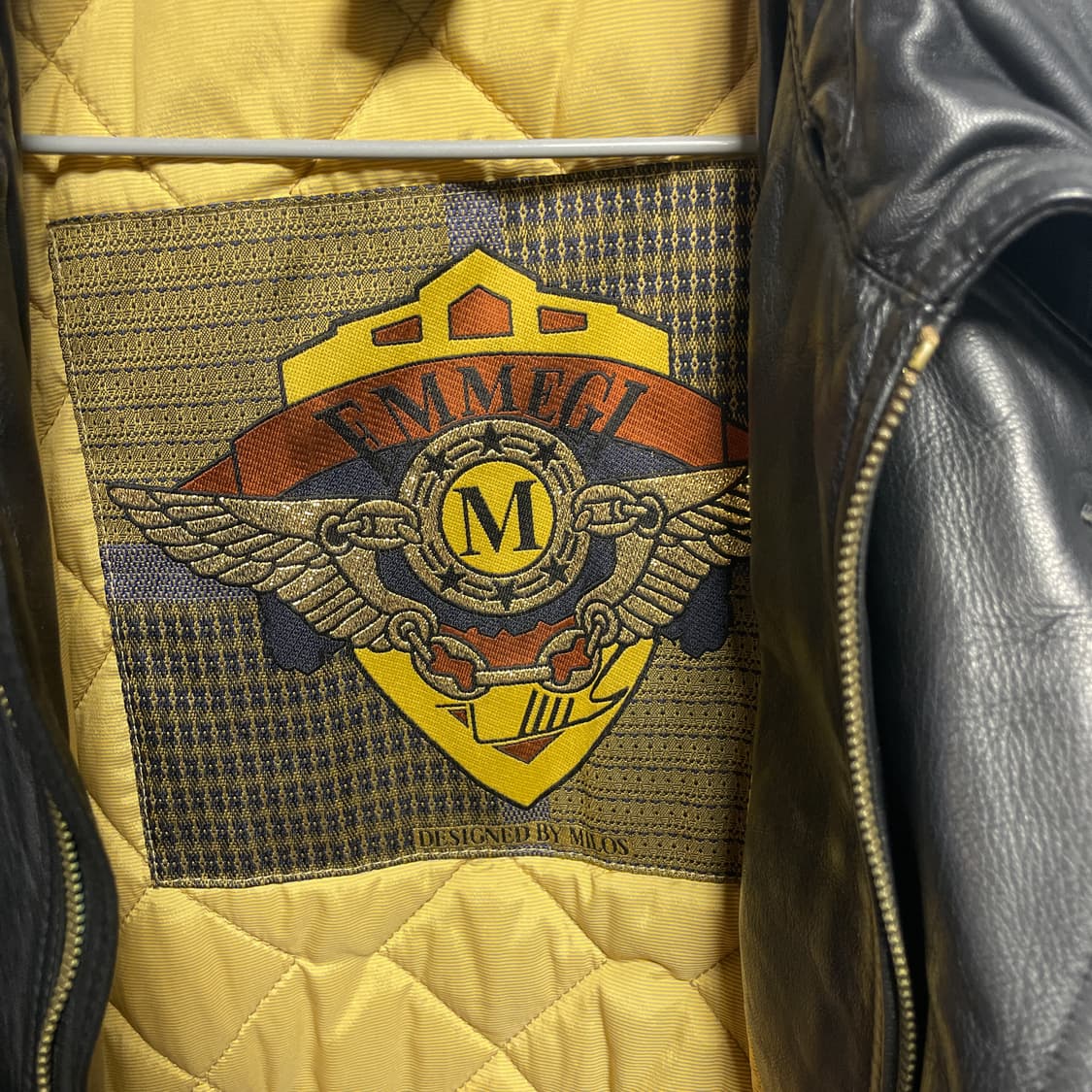 90~00s 이탈리아 빈티지 레더 자켓 상품이미지6