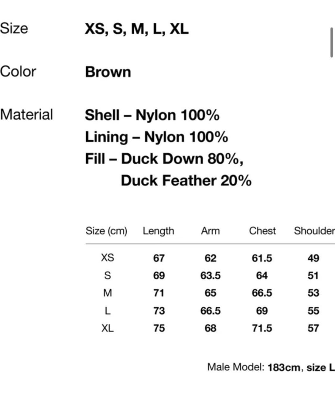 디스이즈네버댓 퍼텍스 패딩 브라운 상품이미지4