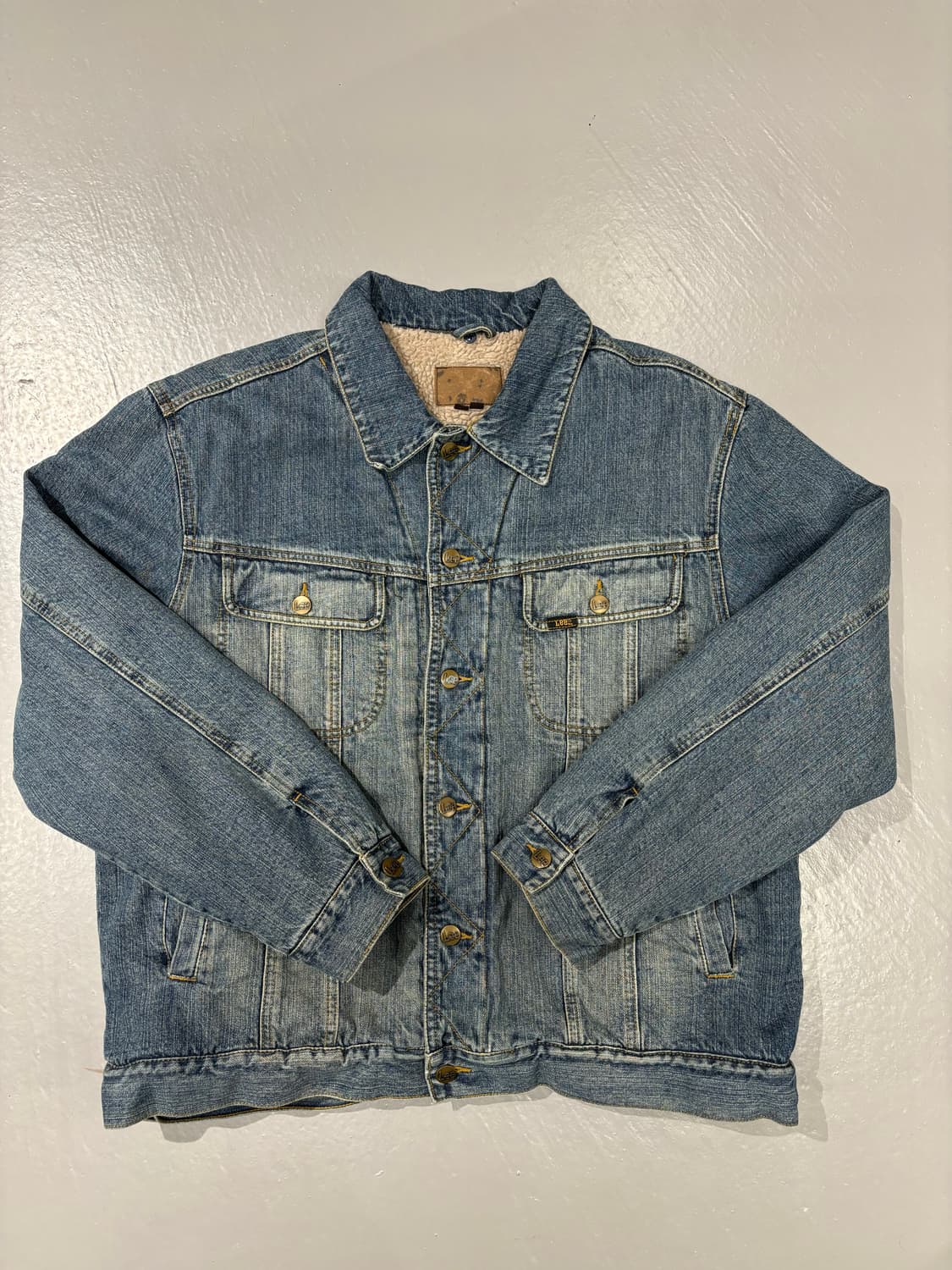90s Lee 쉐르파 데님 자켓 상품이미지5