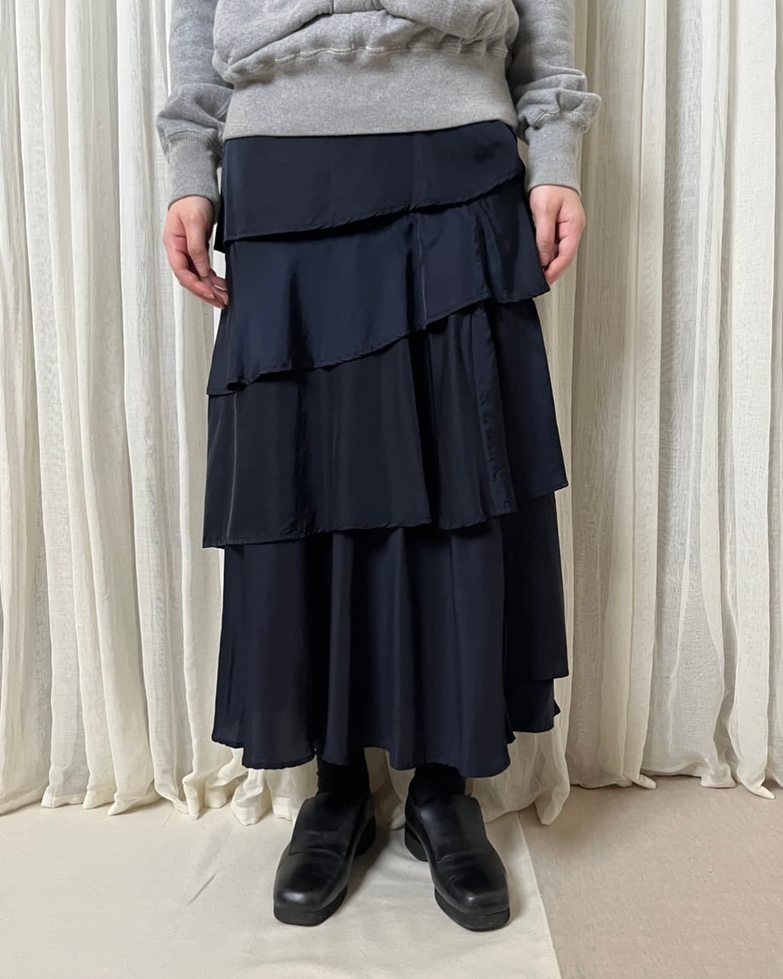 꼼데가르송 러플 레이어드 롱 스커트 comme des garcons 상품이미지1