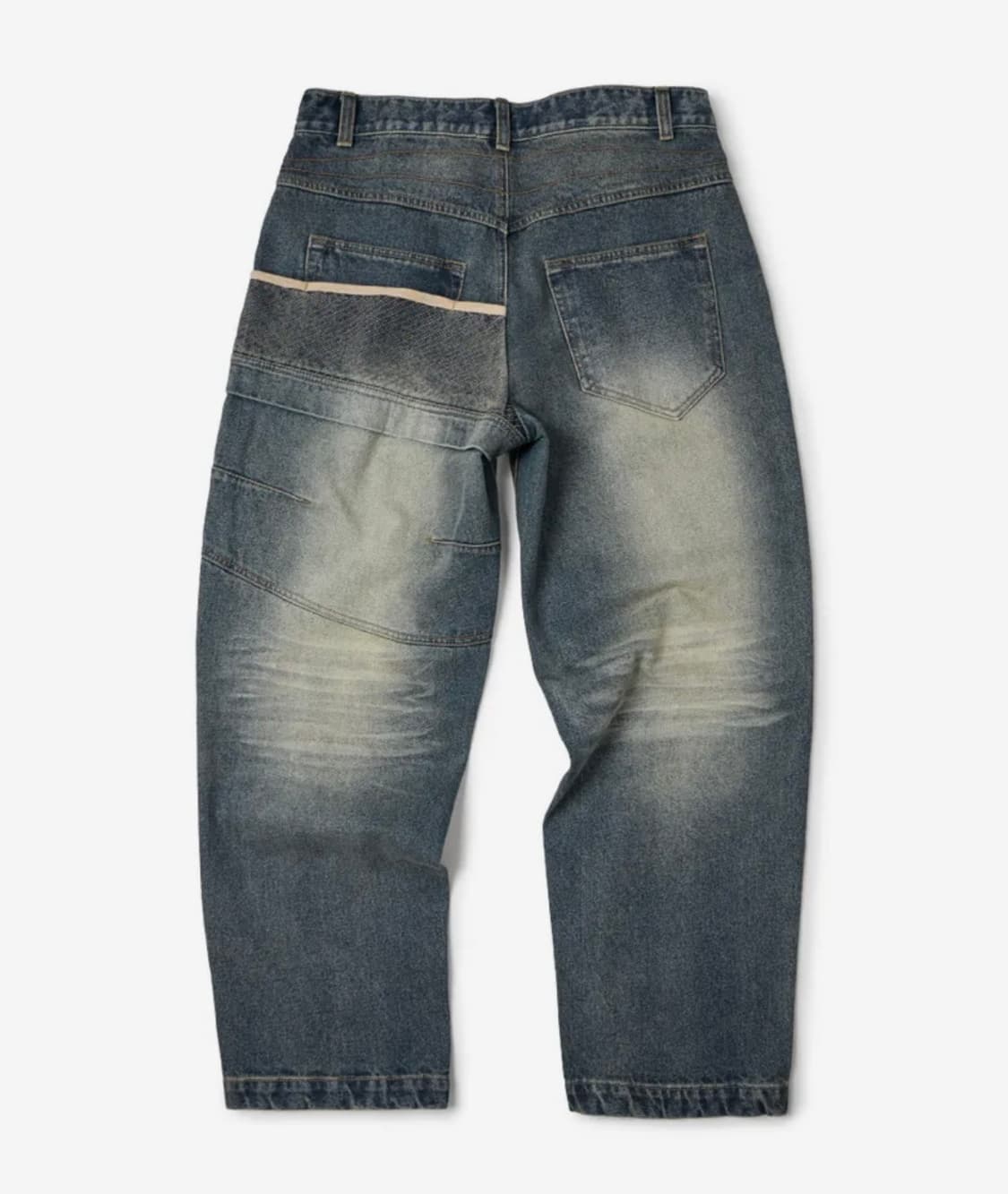 L ETCE 기어 워시드 데님 팬츠 블루 상품이미지2