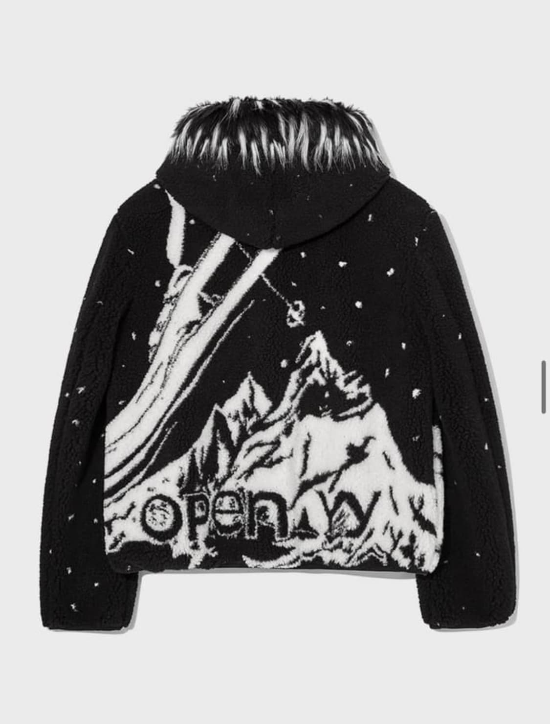 OPEN YY SKIING FLEECE JACKET (Black) 상품이미지2