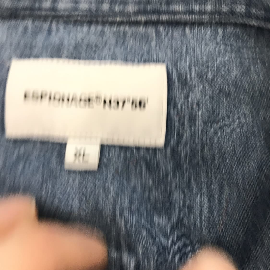 에스피오나지 크레스트 데님 반팔셔츠 [XL] 상품이미지4