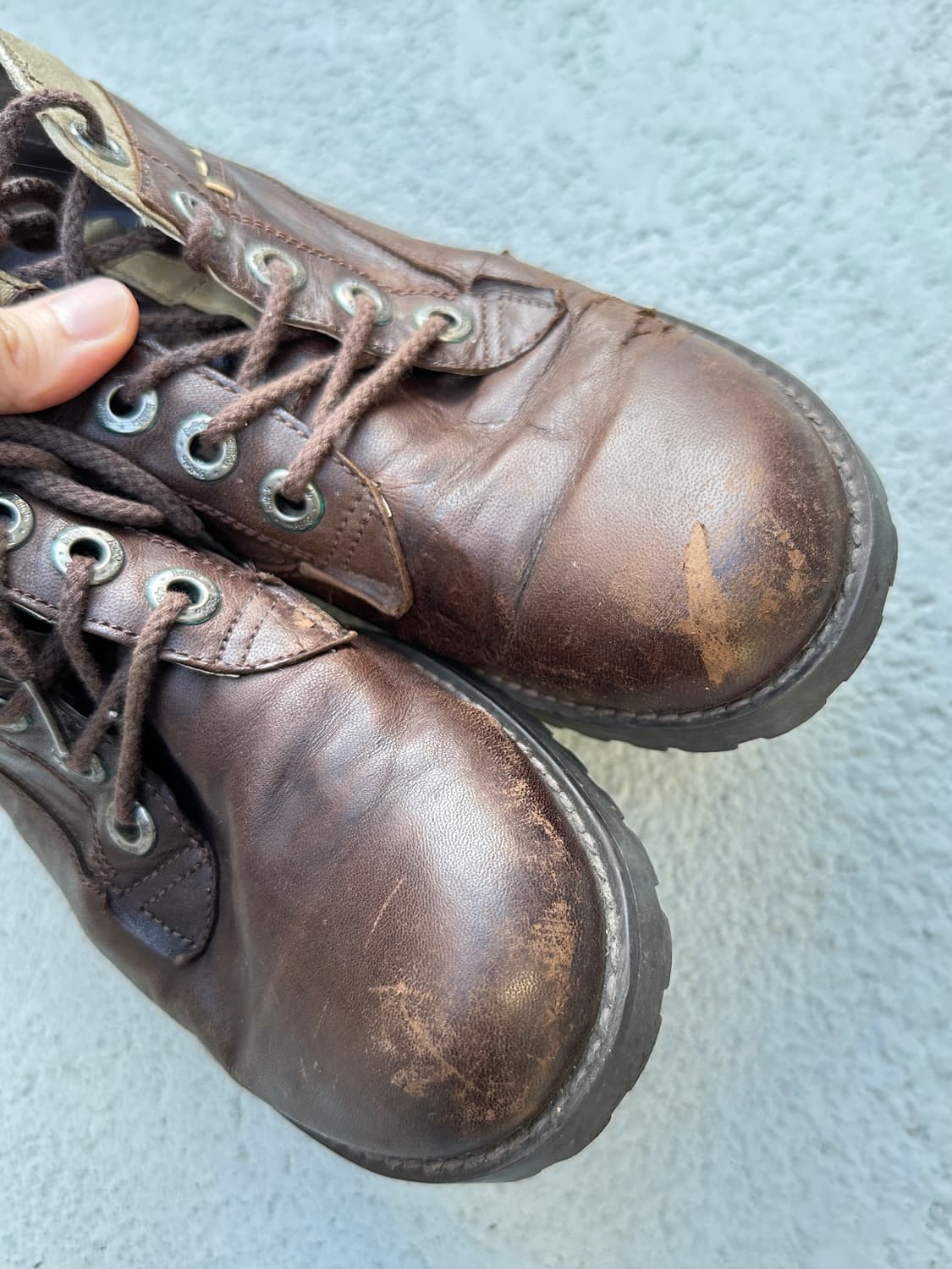 BUFFALO vintage western leather boots 상품이미지5