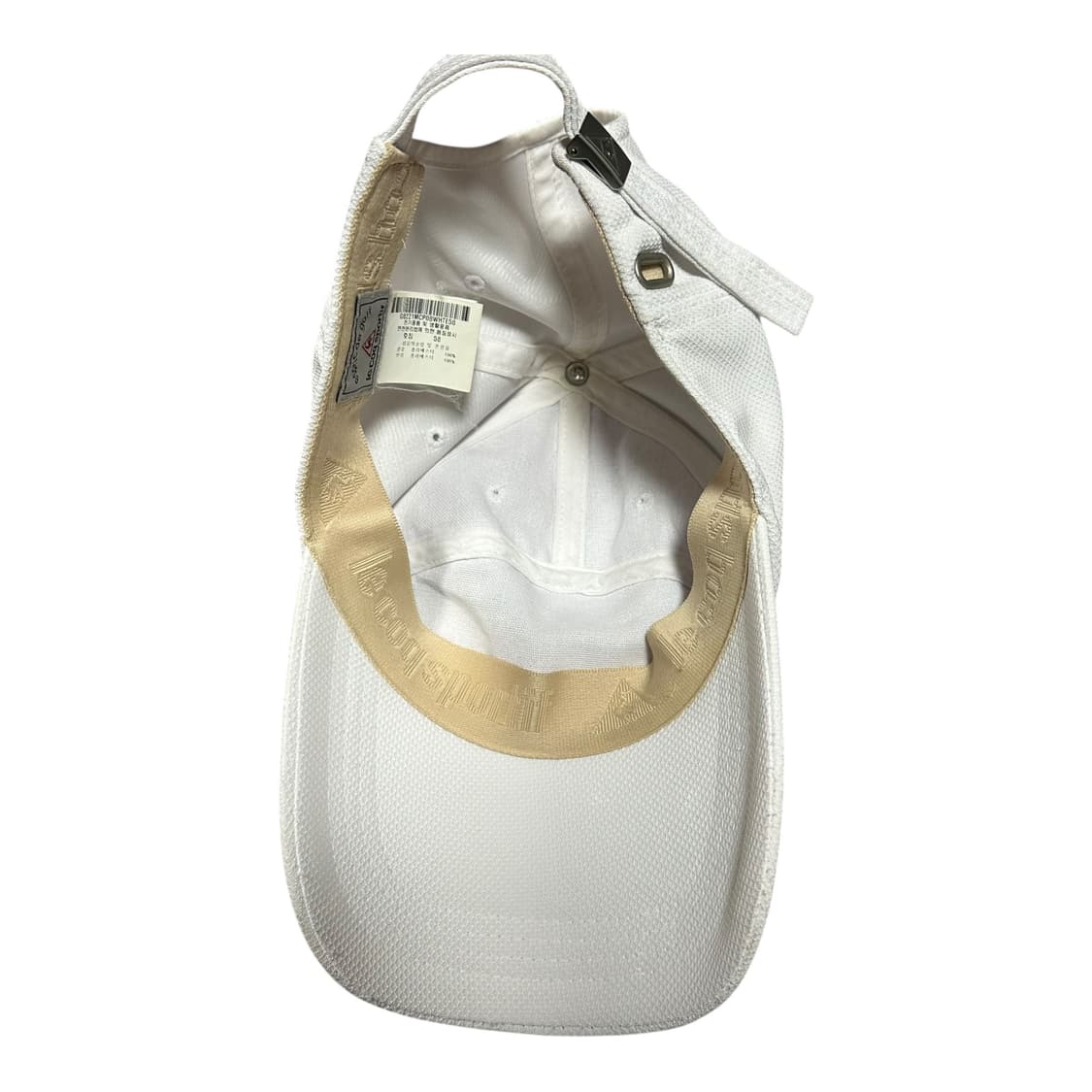 ✨ (바배) 르꼬끄 스포르티브 화이트 볼캡 모자 상품이미지3