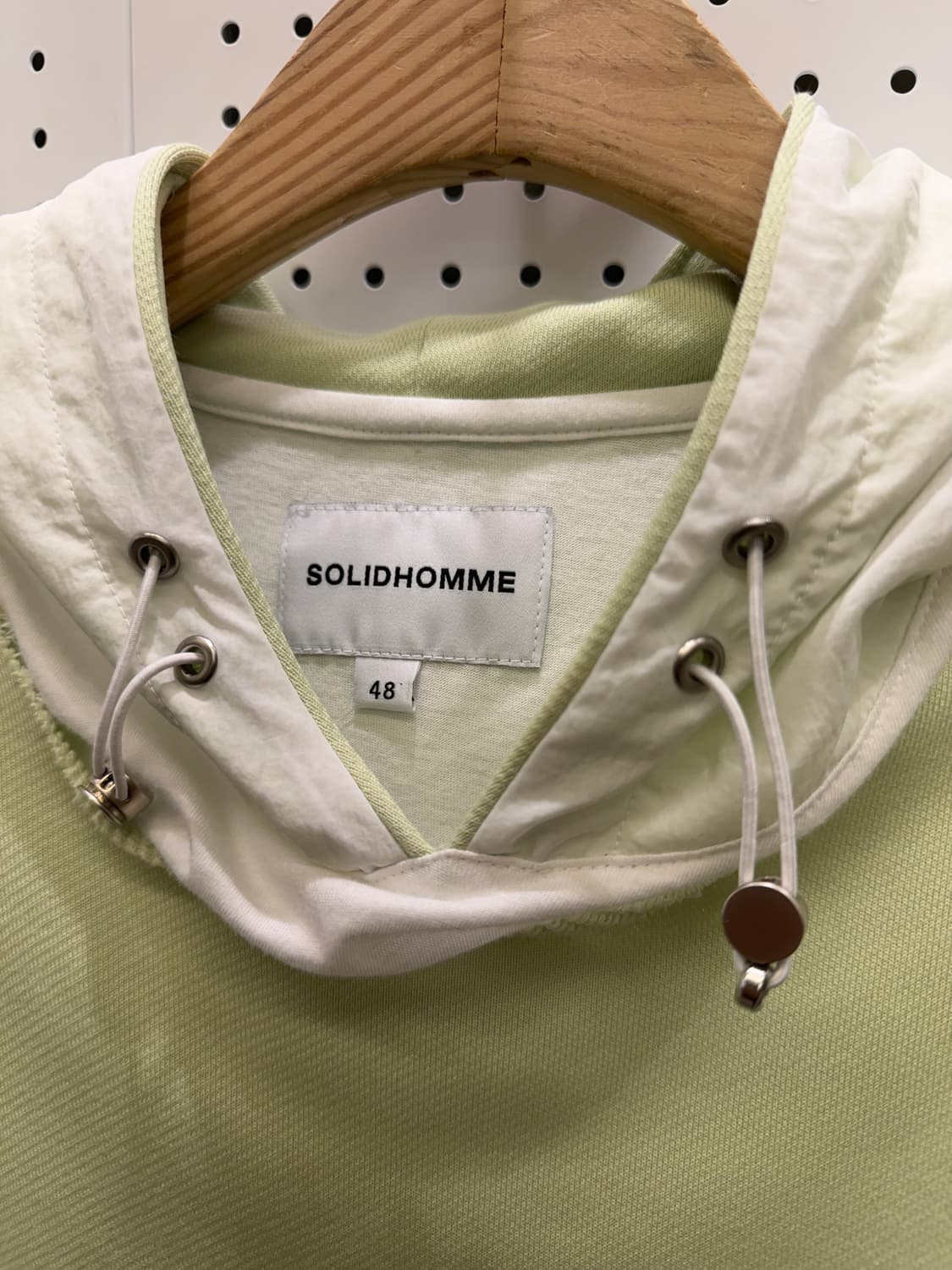 솔리드옴므 나일론 투인원 네온 후드티 U269 상품이미지5