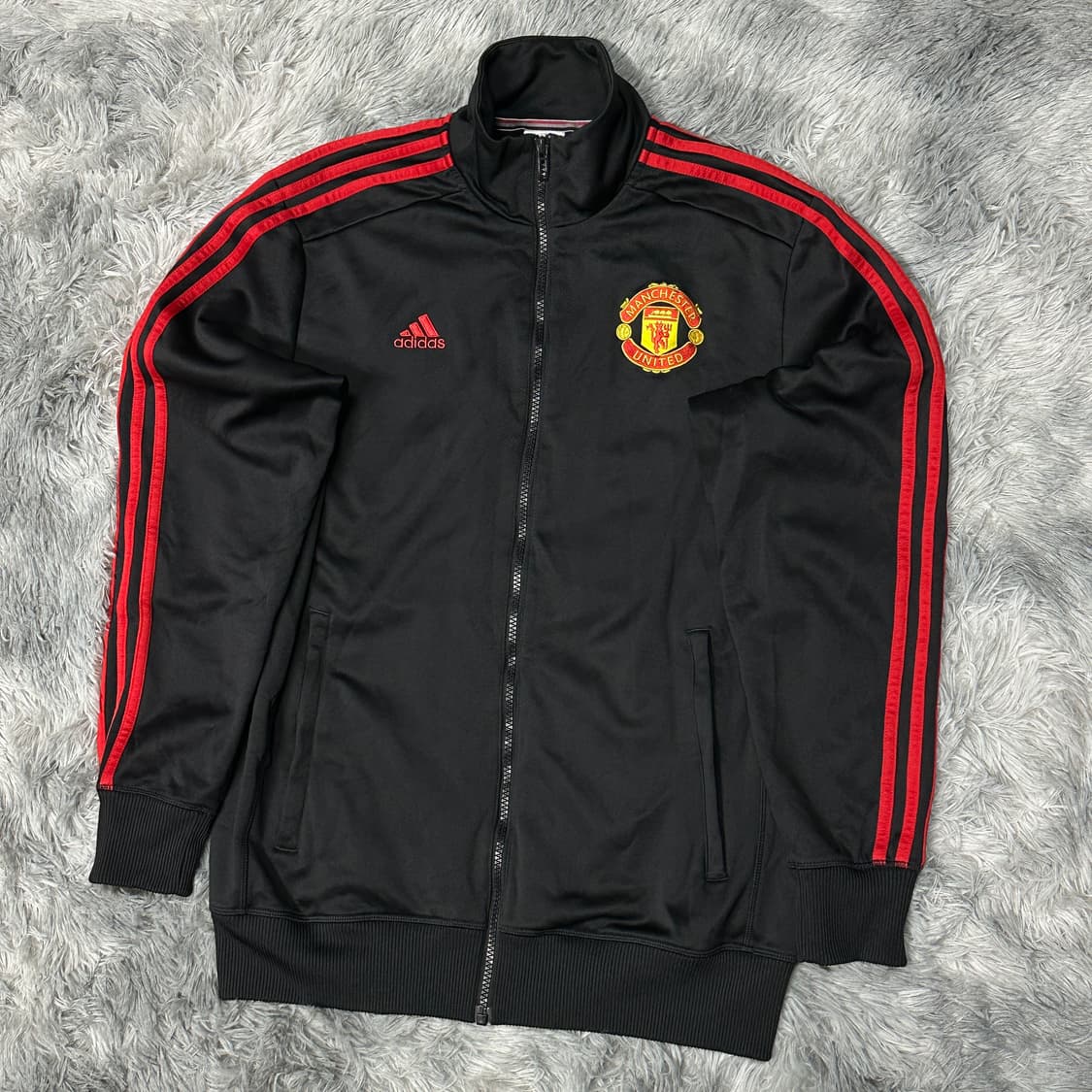 아디다스 맨유 블랙 트랙탑 XL 상품이미지1