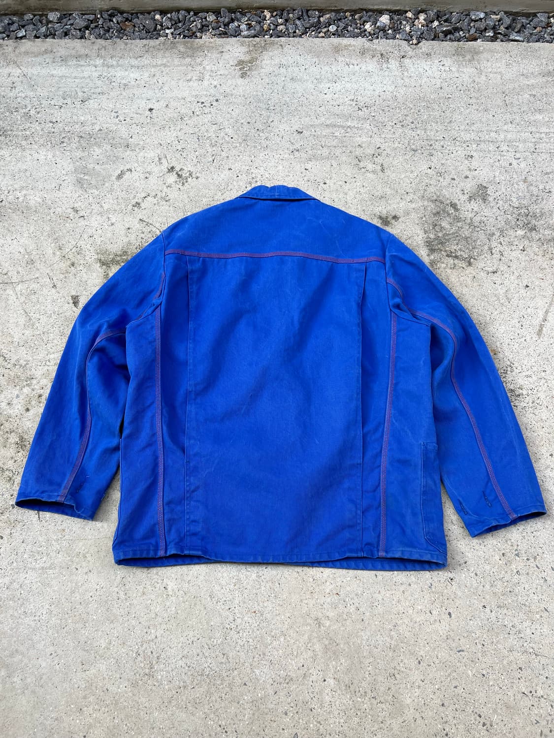 OLD EURO ROFA WASHED BLUE 빈티지프렌치워크자켓 상품이미지2