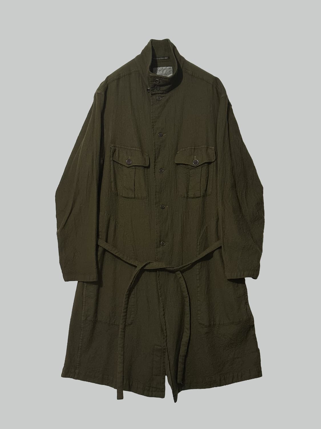 요지 야마모토 축융 울 코트 상품이미지1