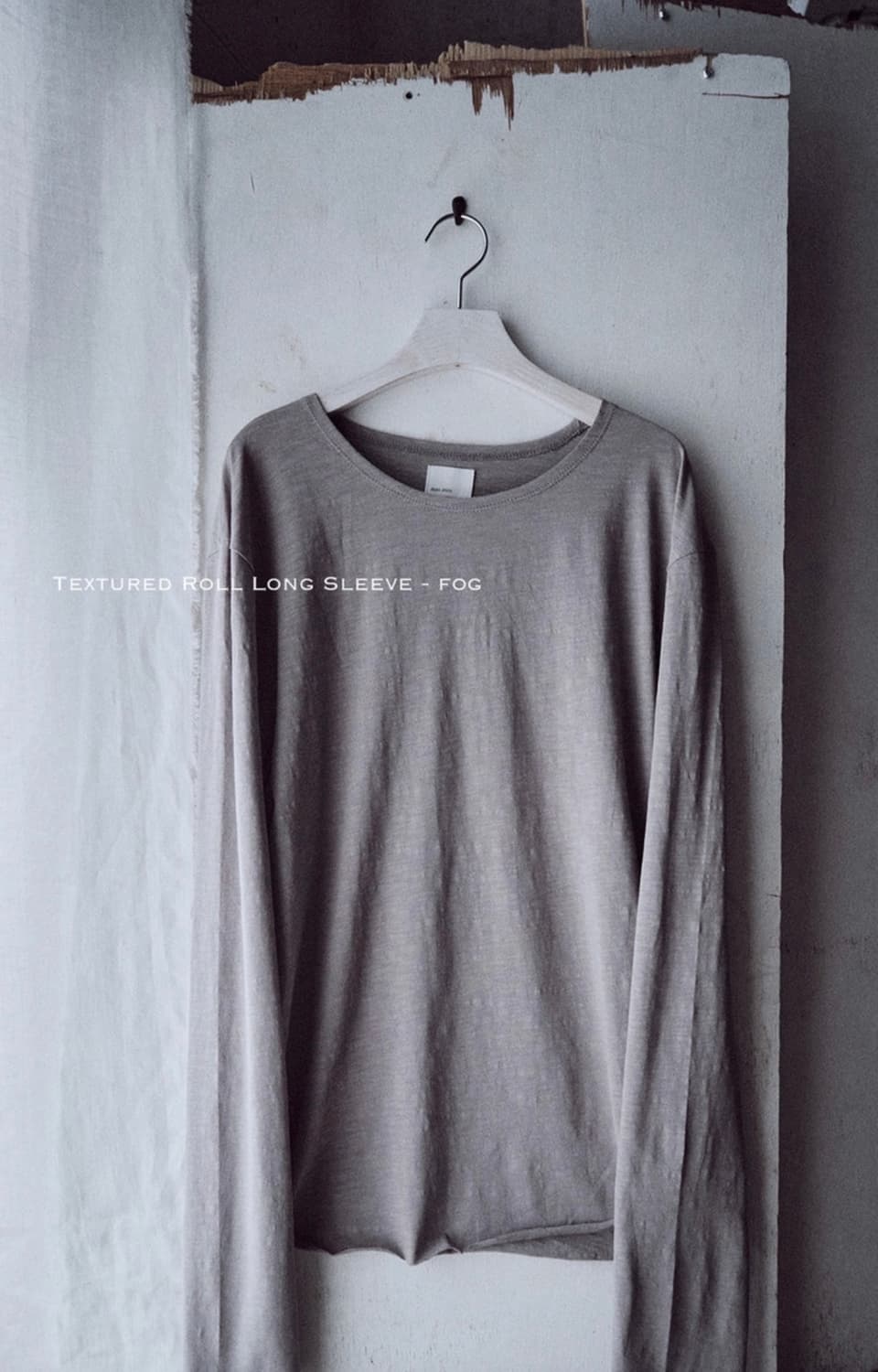 Mono Prive 텍스처드 롱슬리브 ver.2 fog 1size 상품이미지1
