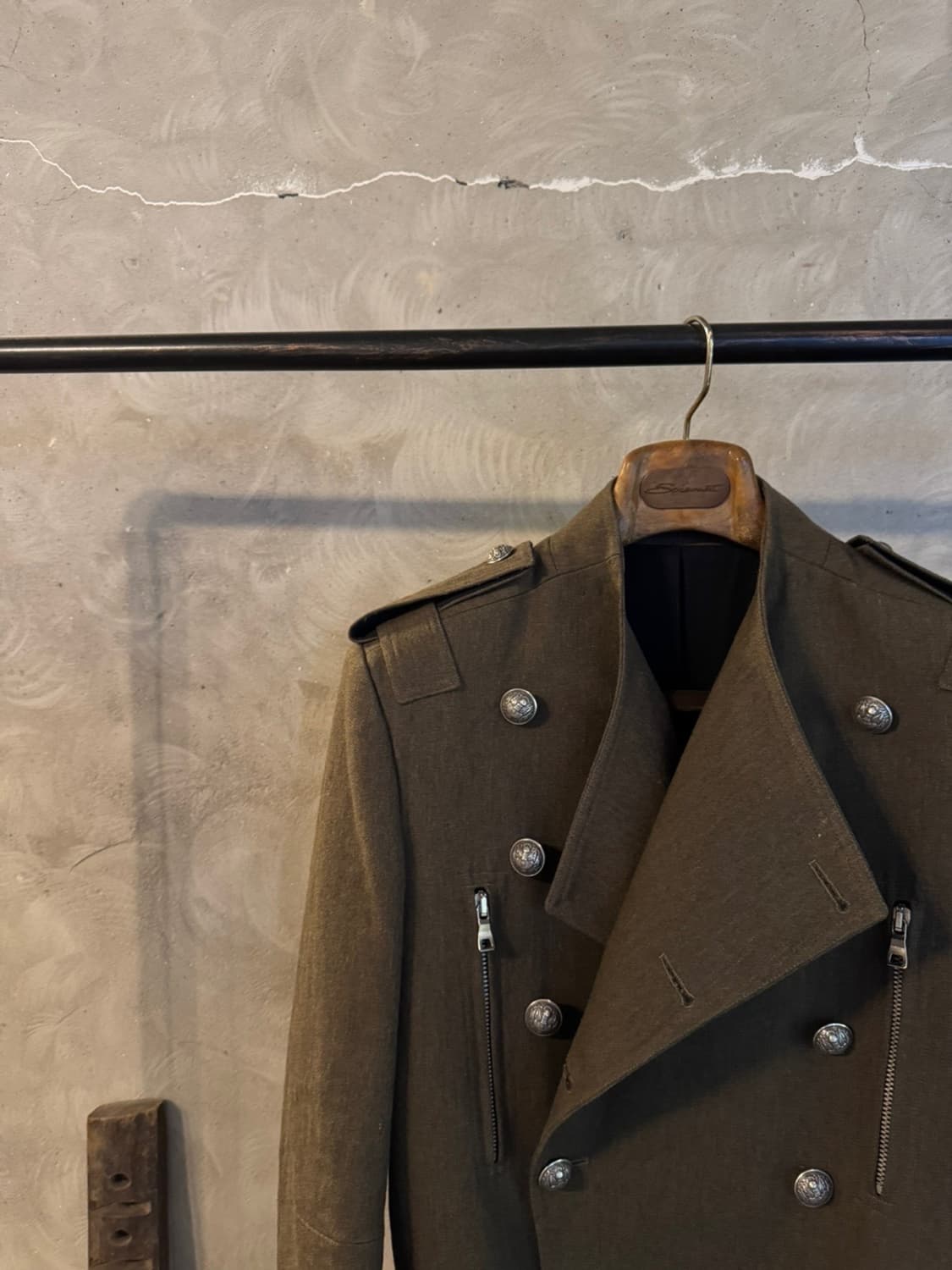 BALMAIN 발망 커버트울 더블코트 100 상품이미지5