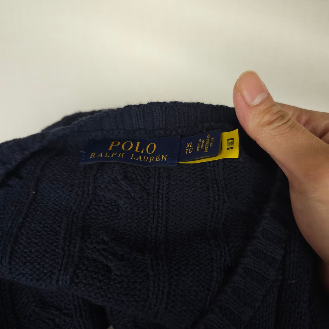폴로 라운드니트티 남자105사이즈  상품이미지3