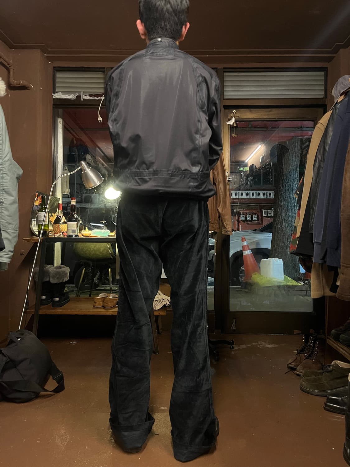 CNC Italian-Made Velvet Wide Pants 상품이미지3