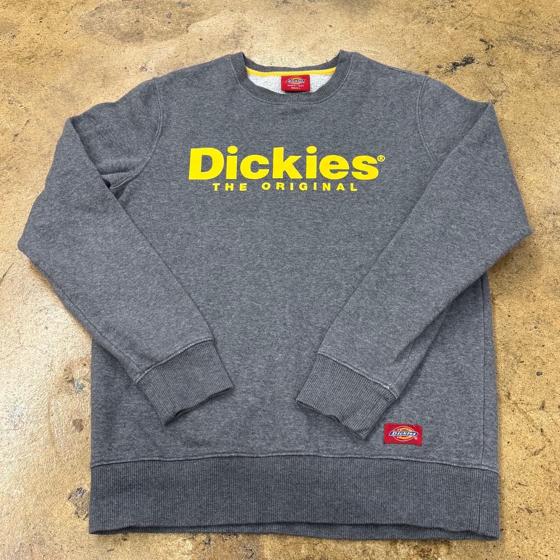 디키즈 그레이 옐로우 맨투맨 상품이미지2