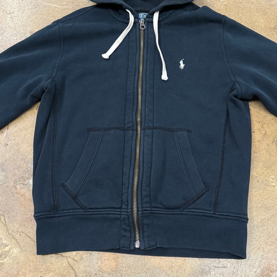 폴로 랄프로렌 네이비 후드집업 상품이미지3
