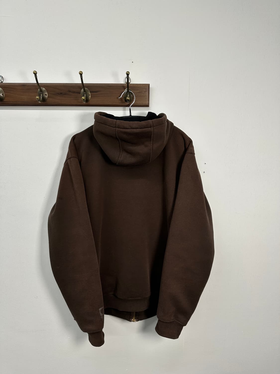 칼하트 오리지날써멀후드집업 다크브라운 s  상품이미지3