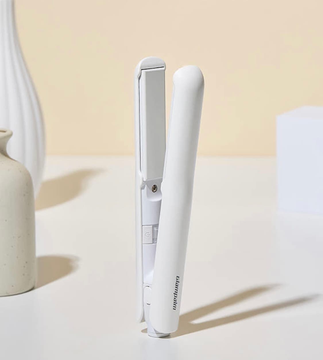 글램팜 오마이글램 미들사이즈 고데기 화이트 GP105 상품이미지1