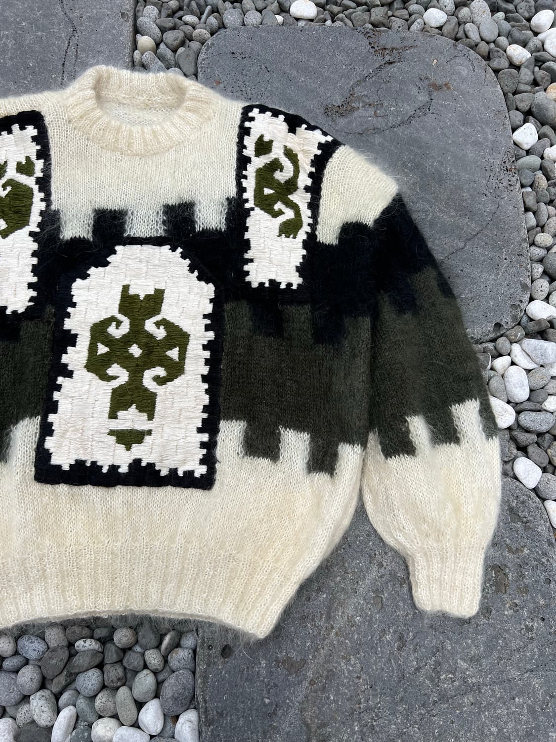 VINTAGE MOHAIR NATIVE PATTERN 빈티지모헤어니트 상품이미지5