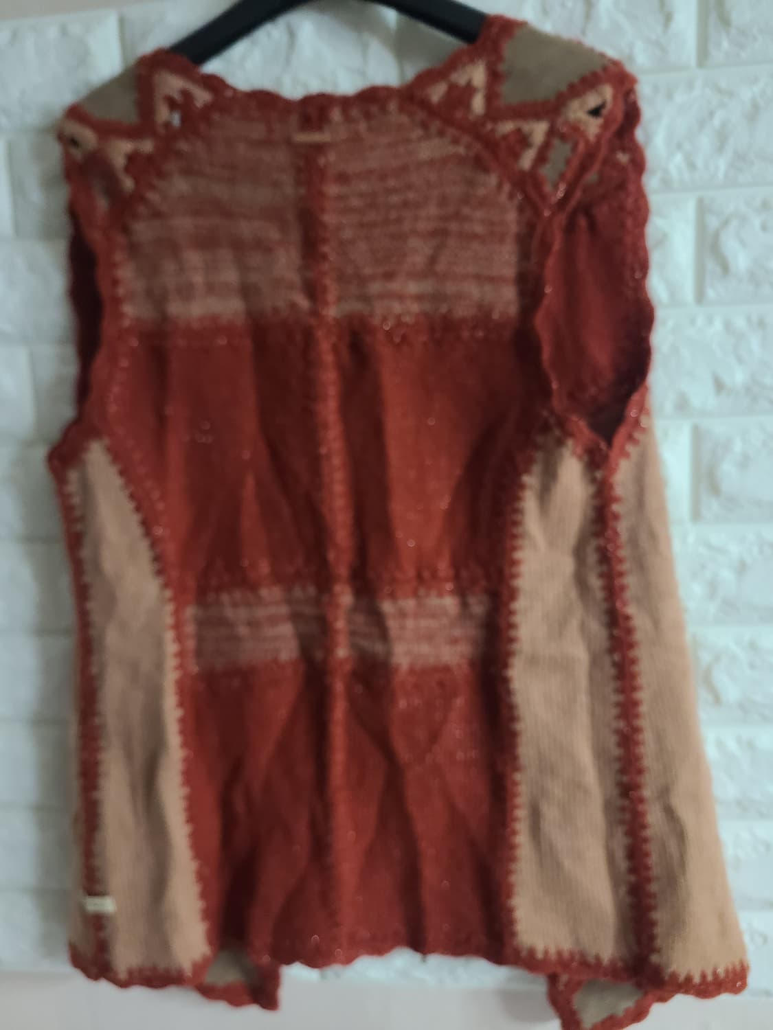 써스데이 크로셰 니트 조끼 상품이미지7