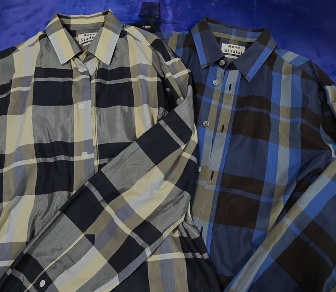 [46, 48] 아크네 스튜디오 이셔우드 체크 셔츠 상품이미지2