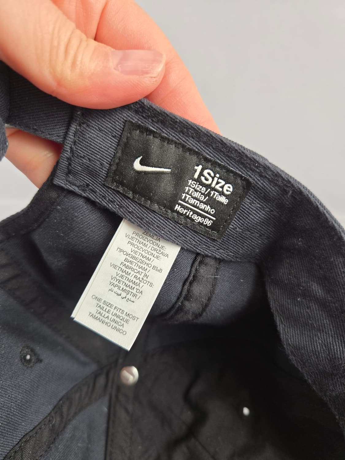 [무료배송]나이키 헤리티지86 볼캡 야구 모자 블랙 상품이미지7