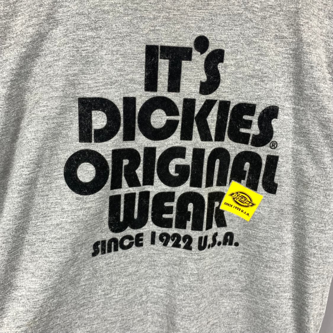 디키즈 y2k 와투케 그레이 반팔 링거 티셔츠 상품이미지4