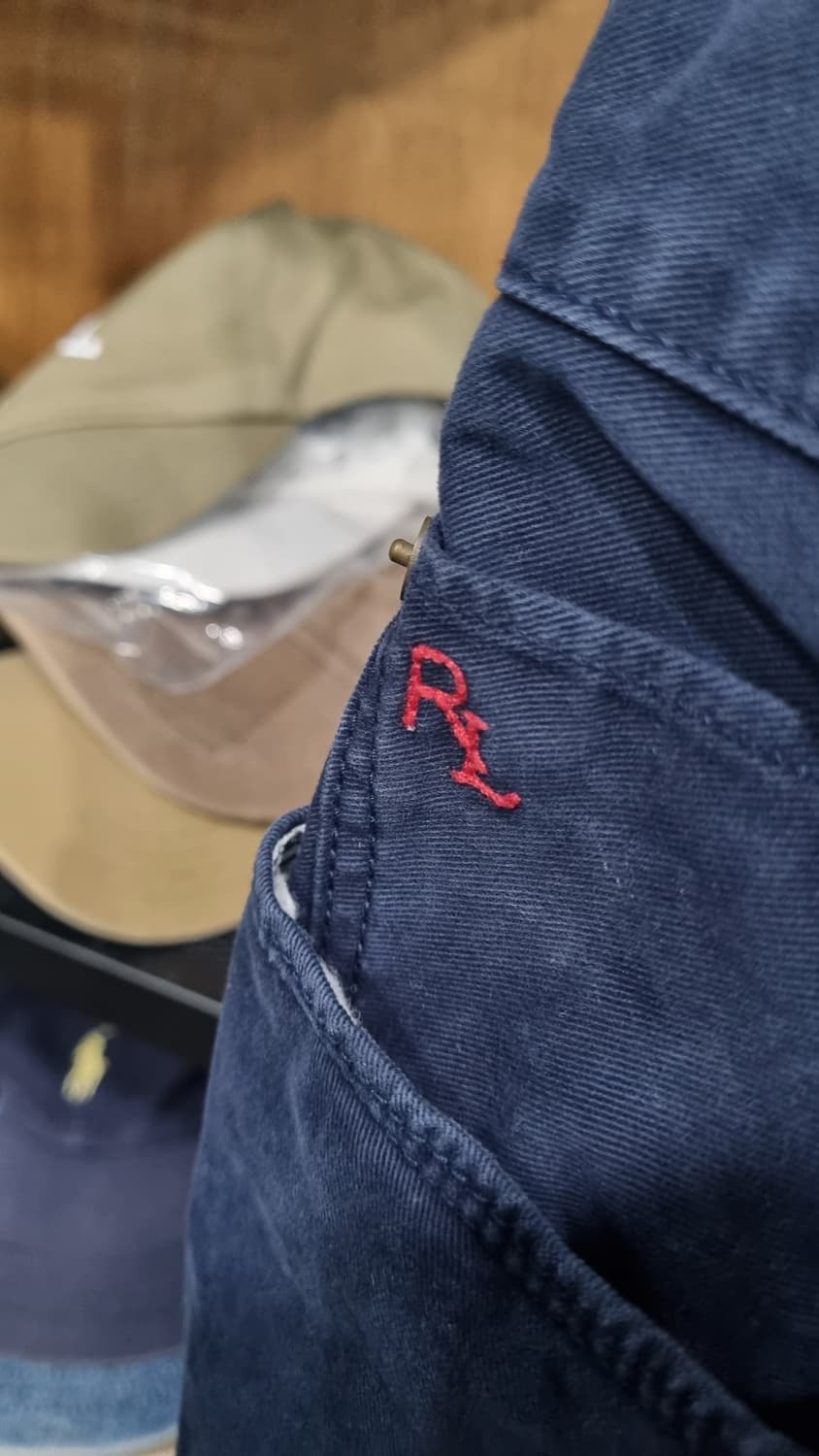 폴로 워싱 코튼팬츠 35사이즈(허리단면46) 기장96 상품이미지2