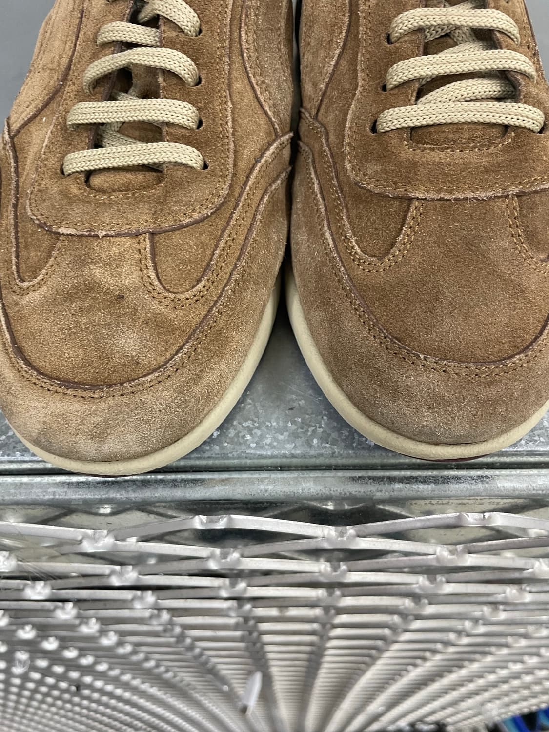 페레가모 스웨이드 스니커즈 8.5 (gr-4626) 상품이미지7