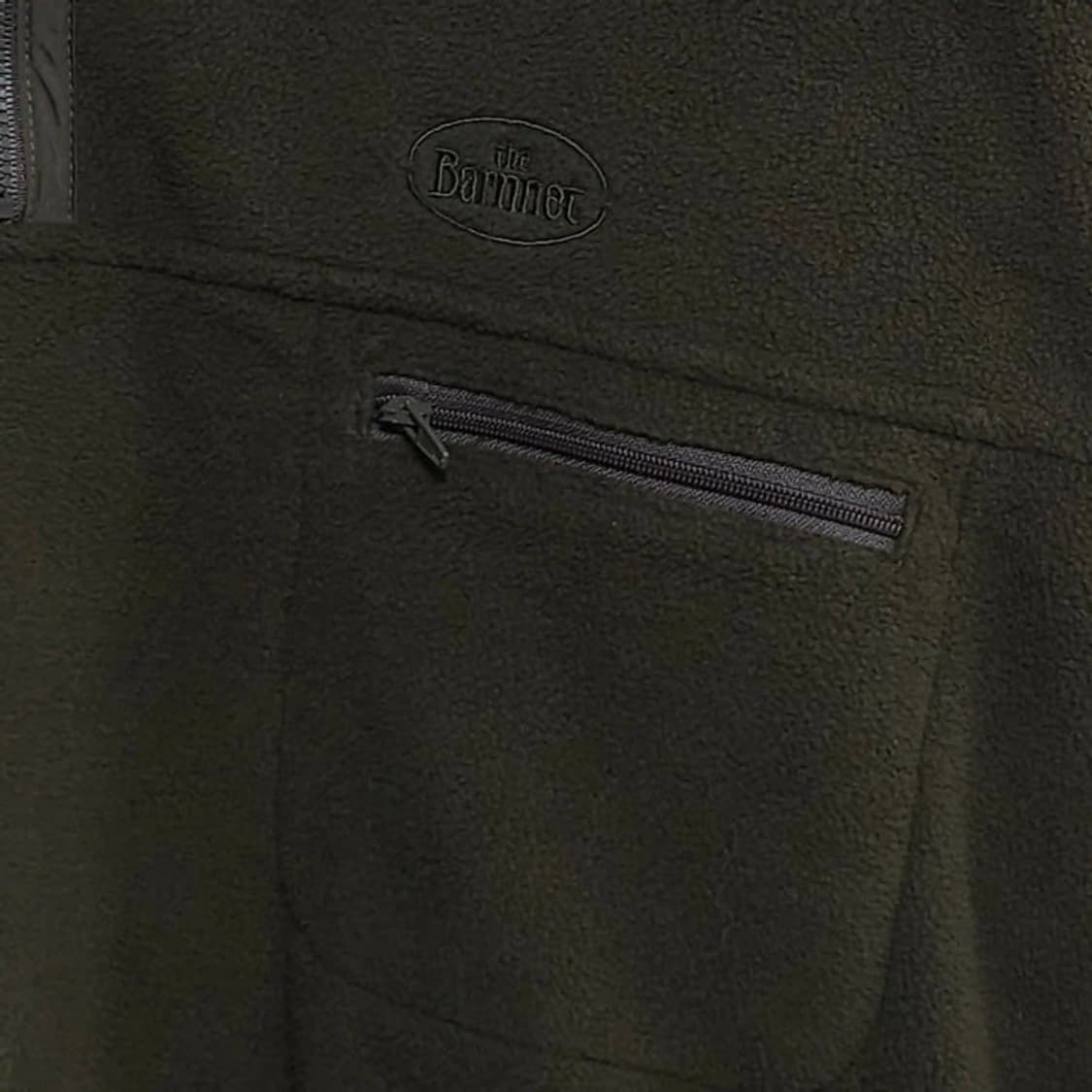남녀공용M The Barnnet 더바넷 플리스 하프집업 카키 상품이미지4