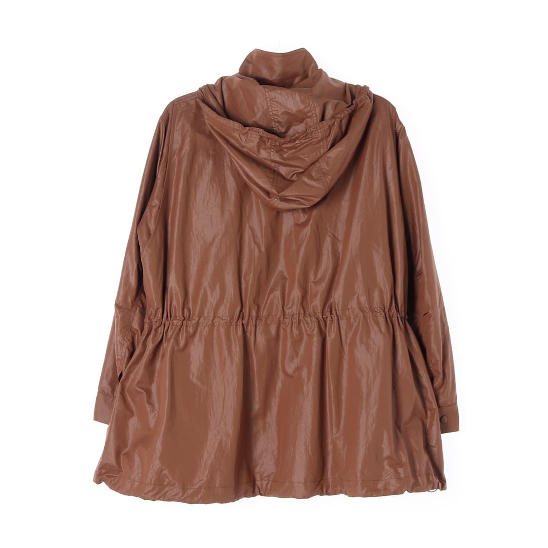 [S]타임 브라운 탈부착 퀼팅 패디드 에코 레더 가죽 점퍼
 상품이미지5