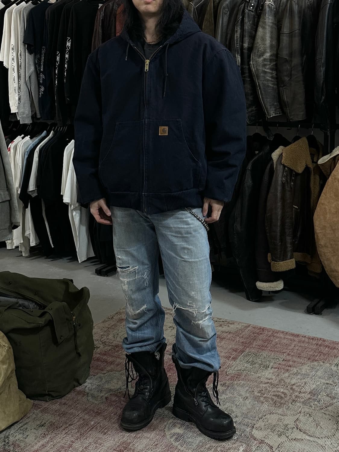 OG 칼하트 J130 액티브 자켓 칼하트 MDT 후드 자켓 상품이미지2