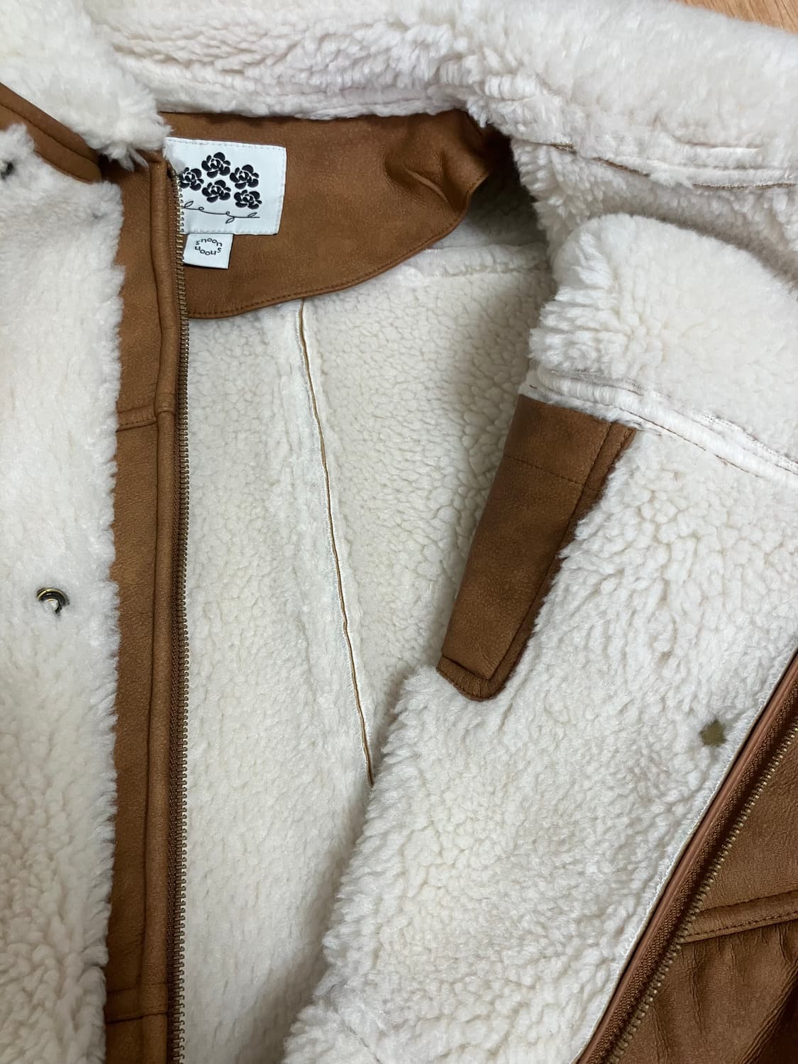 시눈(sinoon) 빈티지 무스탕 자켓 상품이미지6