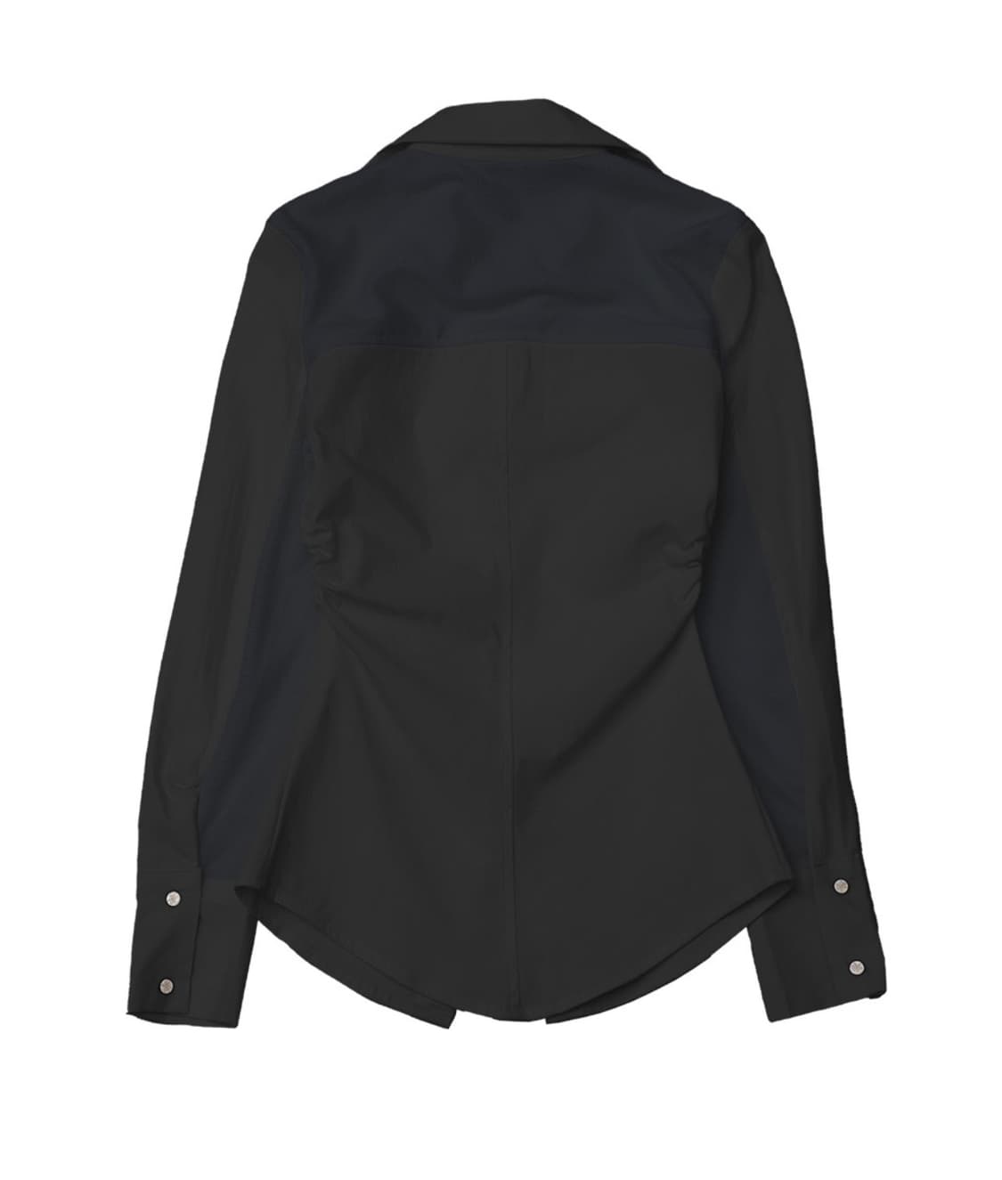 키치앤키스 슬림핏 셔츠 블랙 상품이미지3