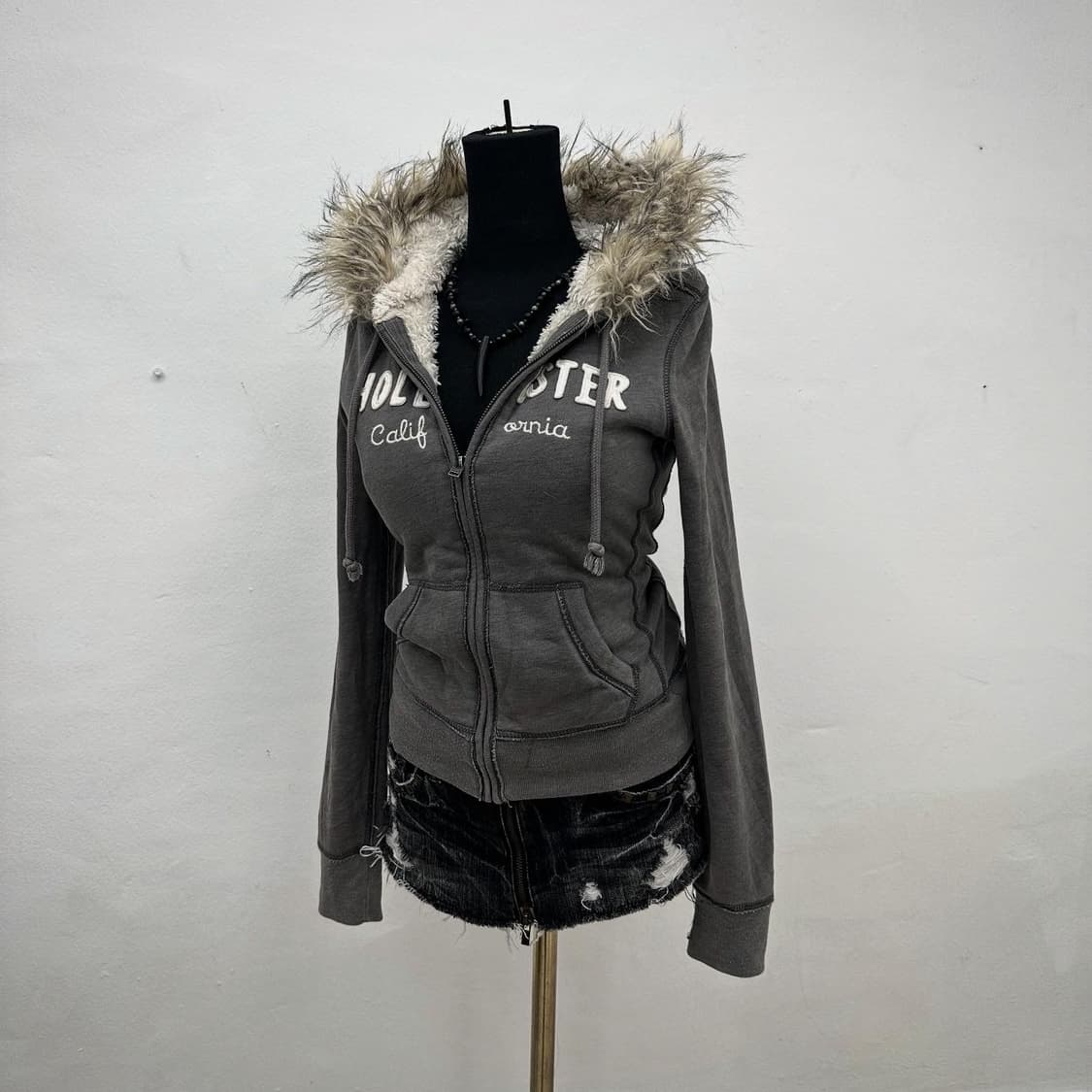 holister fur hood jacket 상품이미지2
