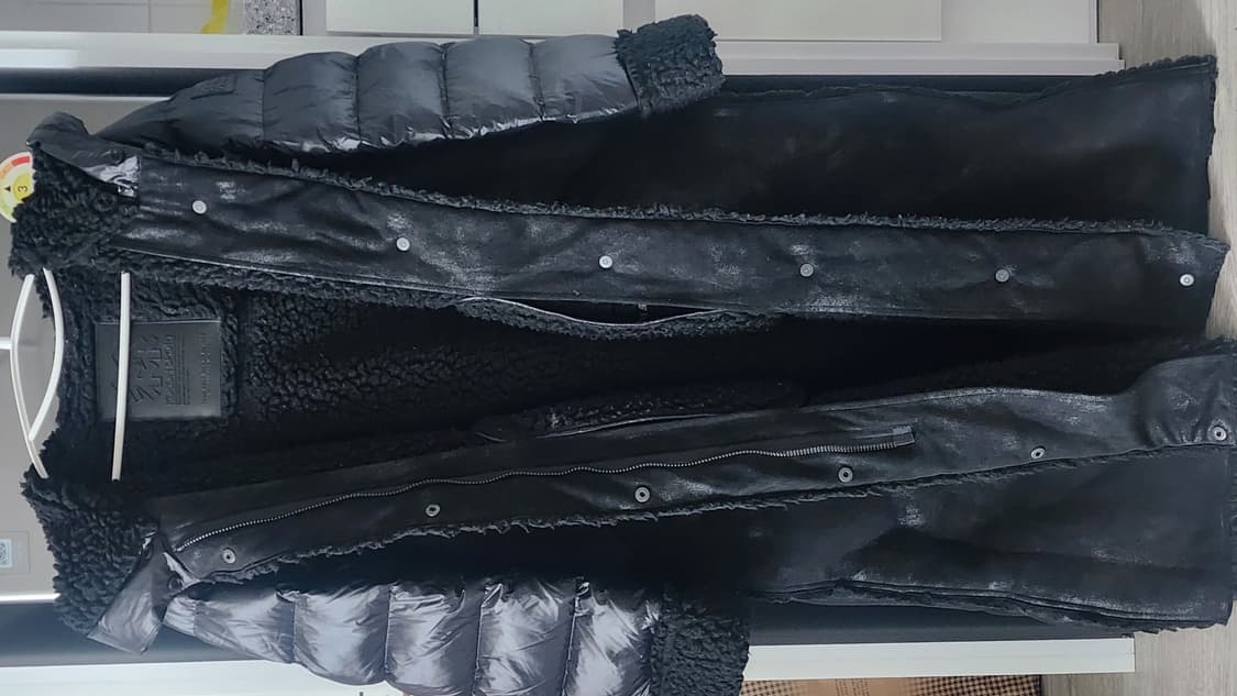 코오롱스포츠 롱패딩 90 블랙 상품이미지2