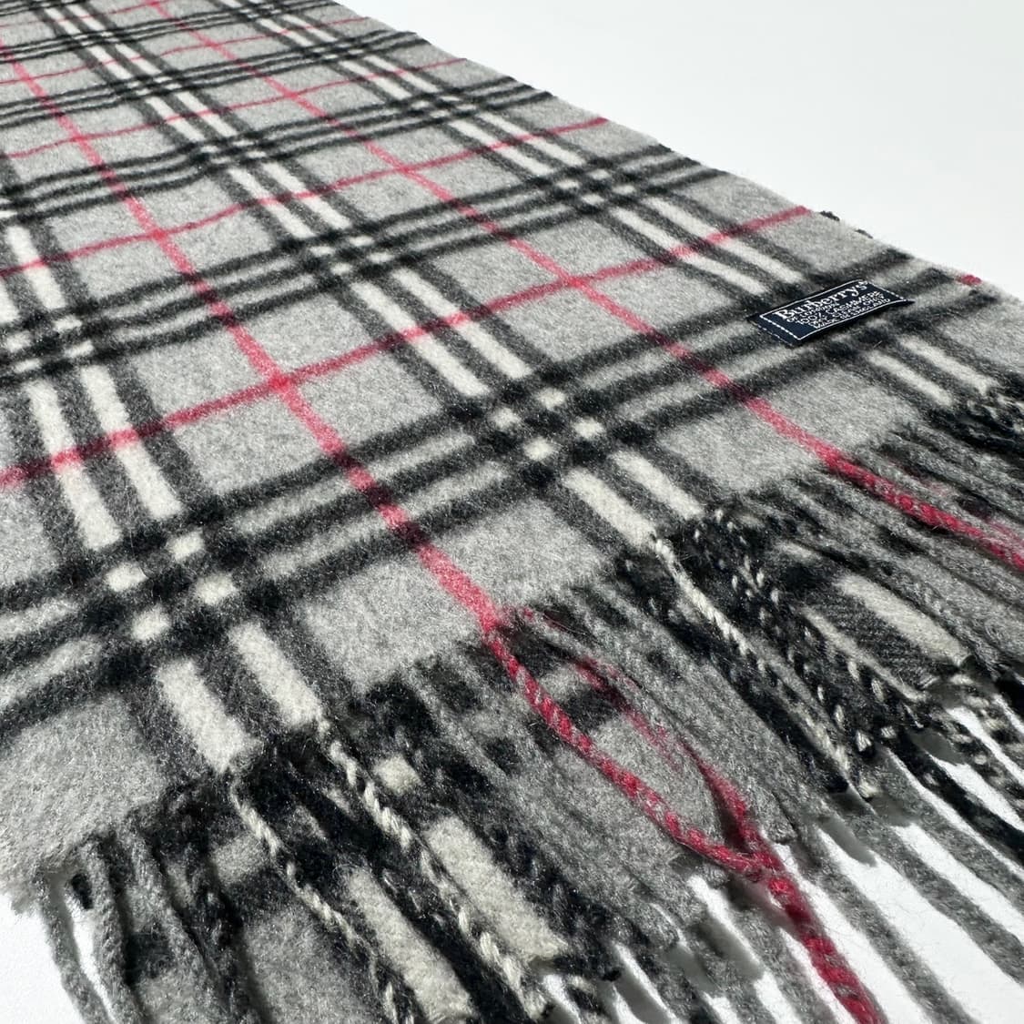 버버리 캐시미어 100% 체크 머플러 목도리 상품이미지4