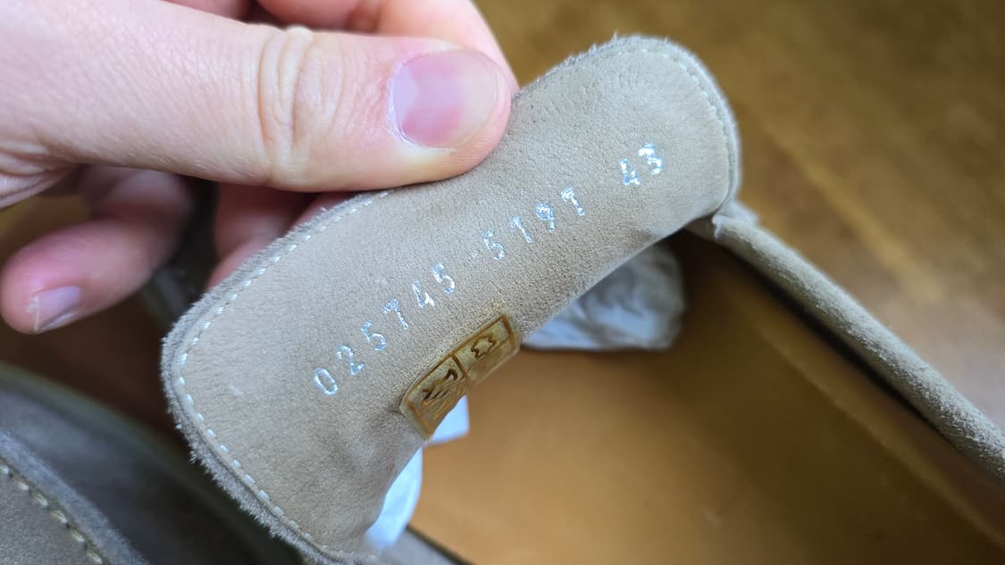 버윅 5191 스웨이드 로퍼 43  싸이즈 상품이미지3